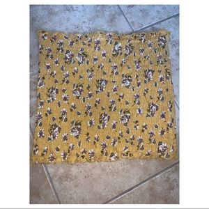 Sunshine yellow tube top